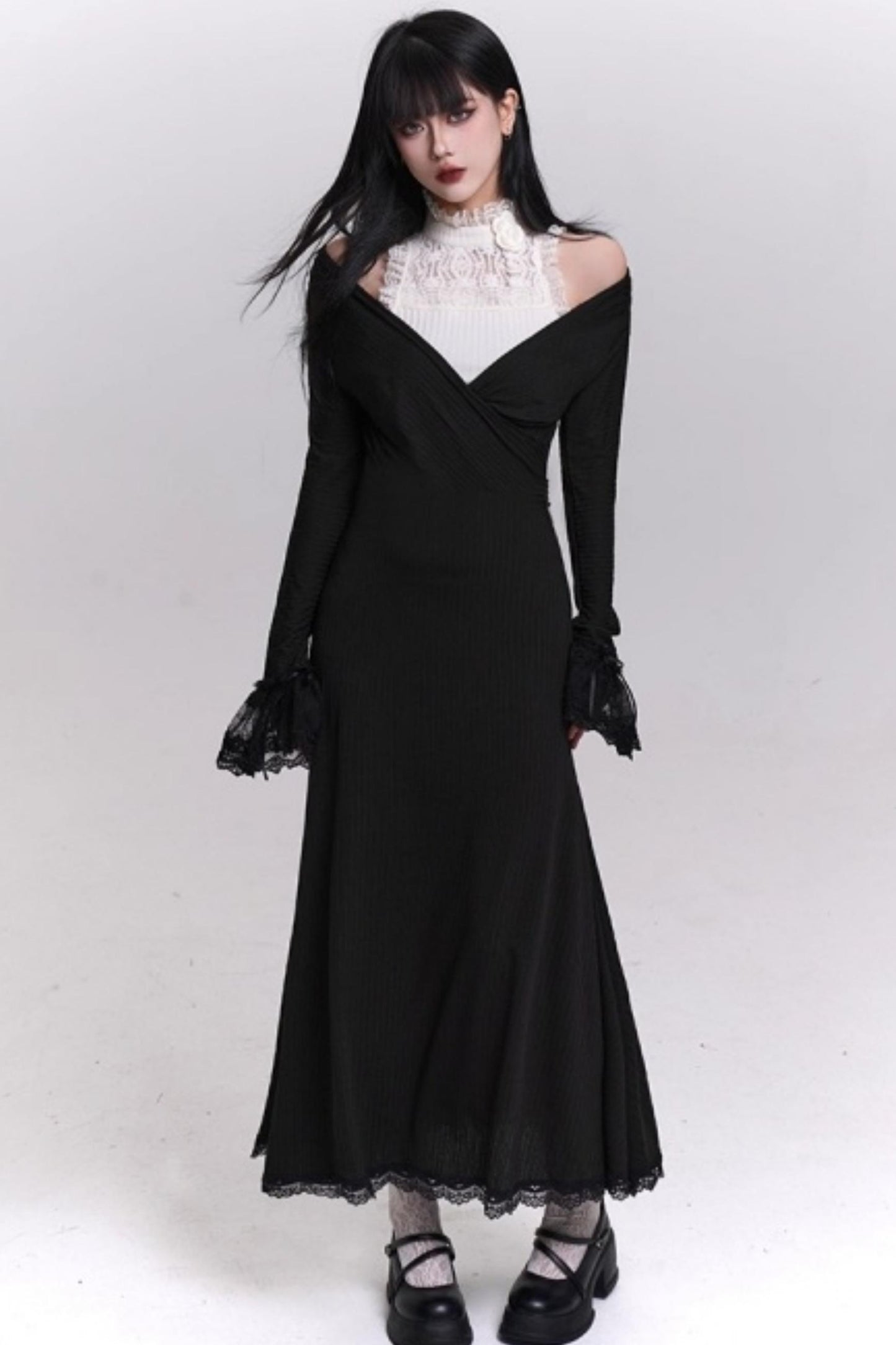 Elegant Autumn Banquet Dress