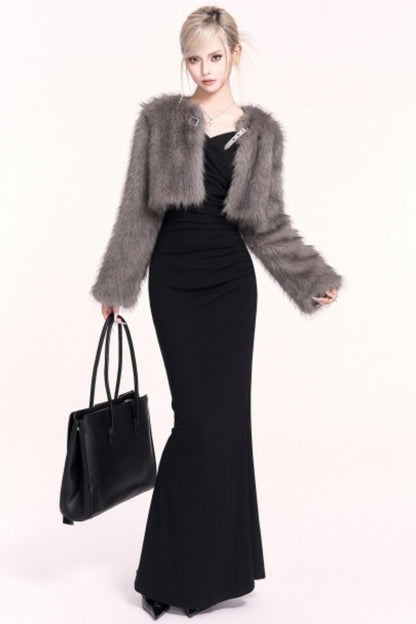 Royal Slim Hip Mermaid Dress