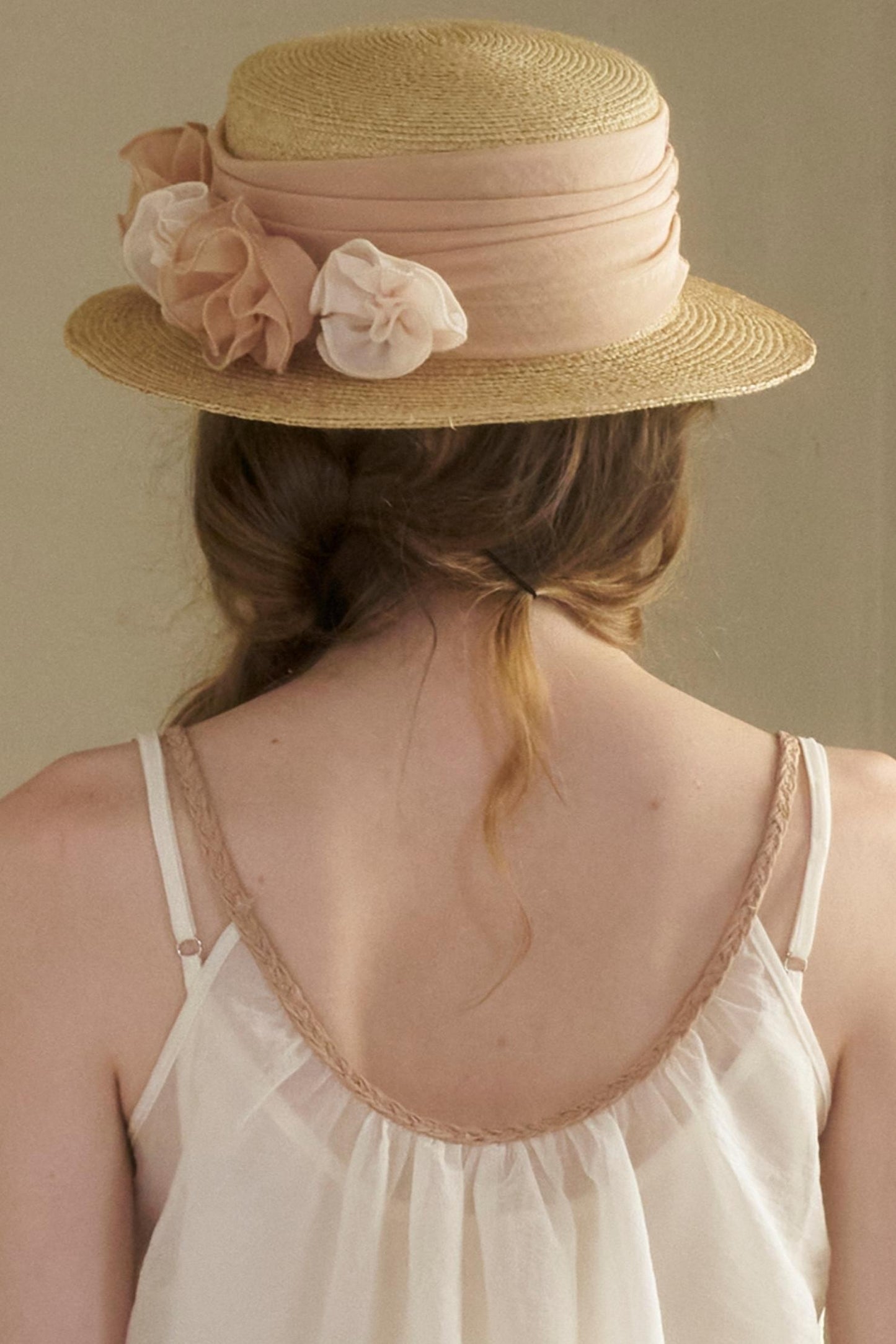 Vintage Flower Woven Raffia Sun Hat