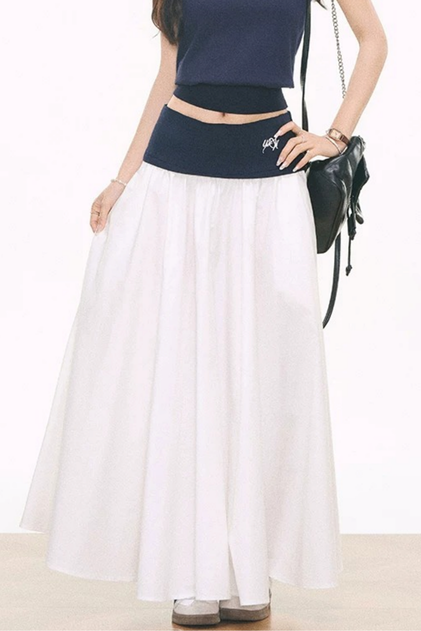 Knitted Ribbed Skirt Set-Up