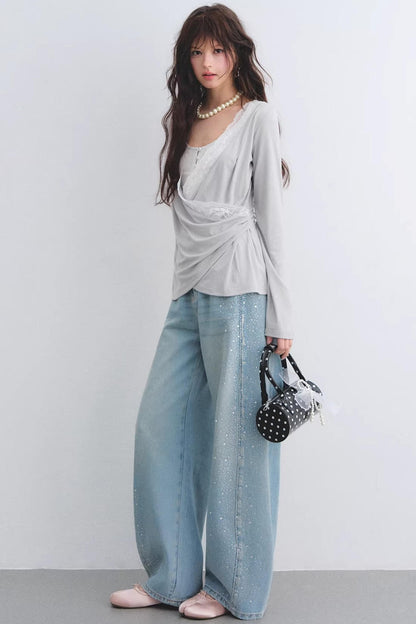 Tencel Lace Swing Top