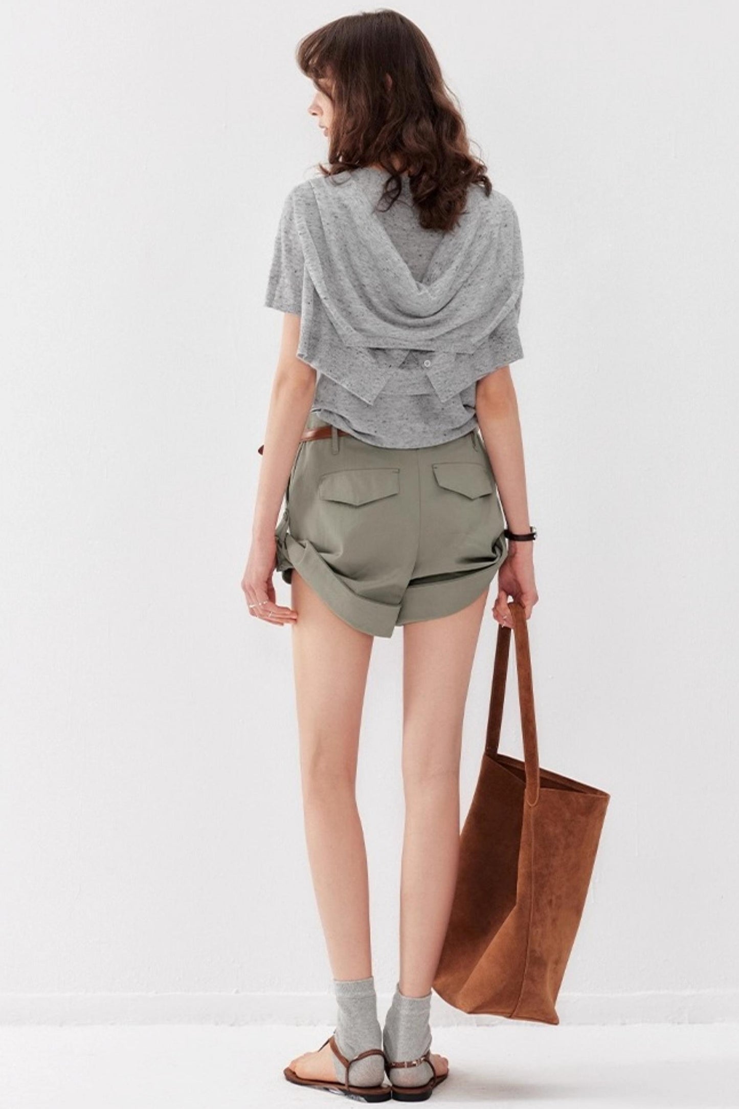 Wool Knit Cardigan Set-Up