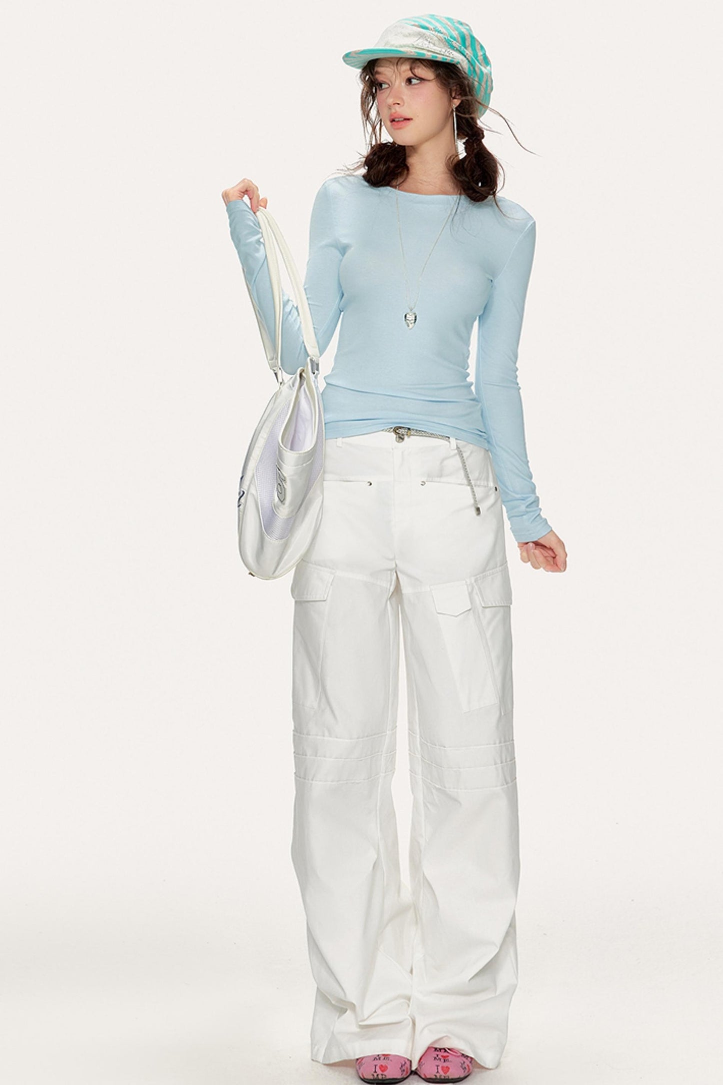 Sweet Spicy Cut-Out Long-Sleeved Shirt