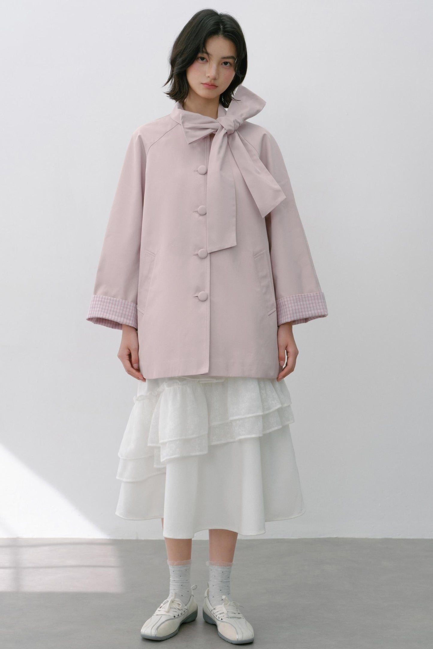 Vintage White Flower Puffy Skirt