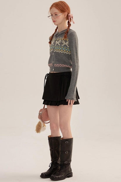 Bow Tie A-Line Skirt