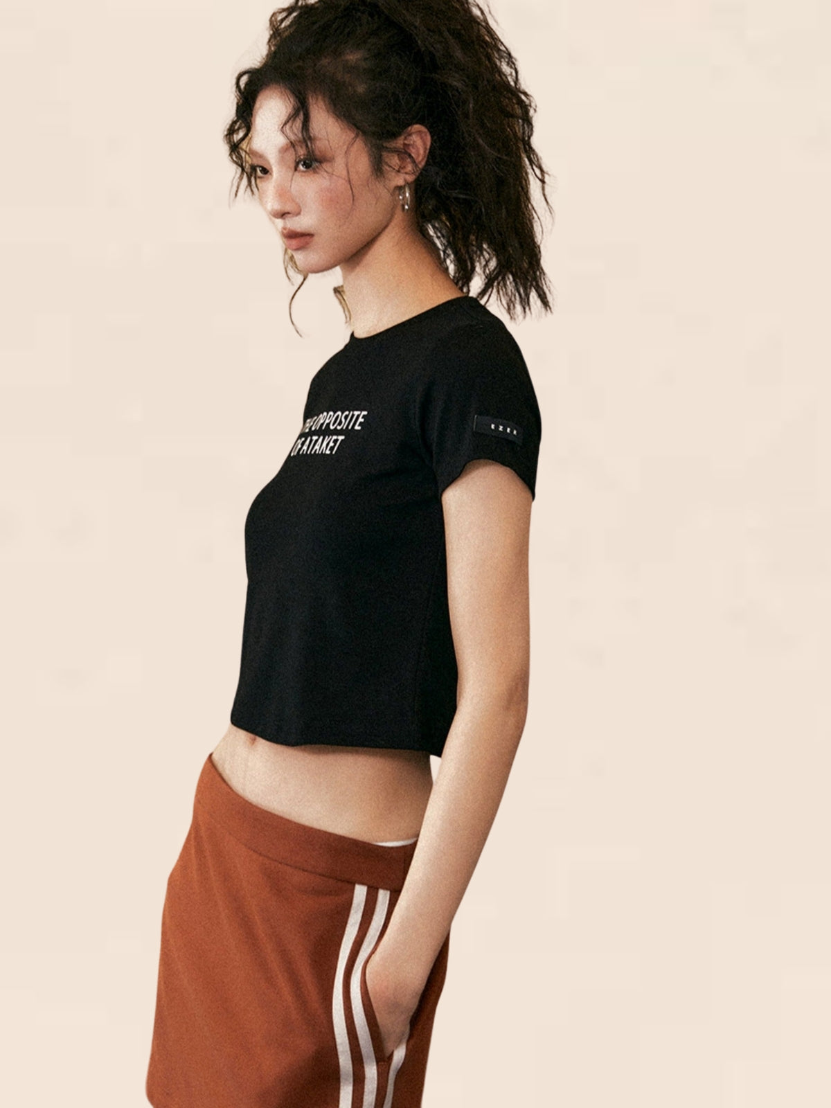 Casual Cropped T-Shirt