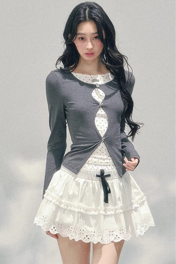 Dusk's Gap Polka Dot Blouse