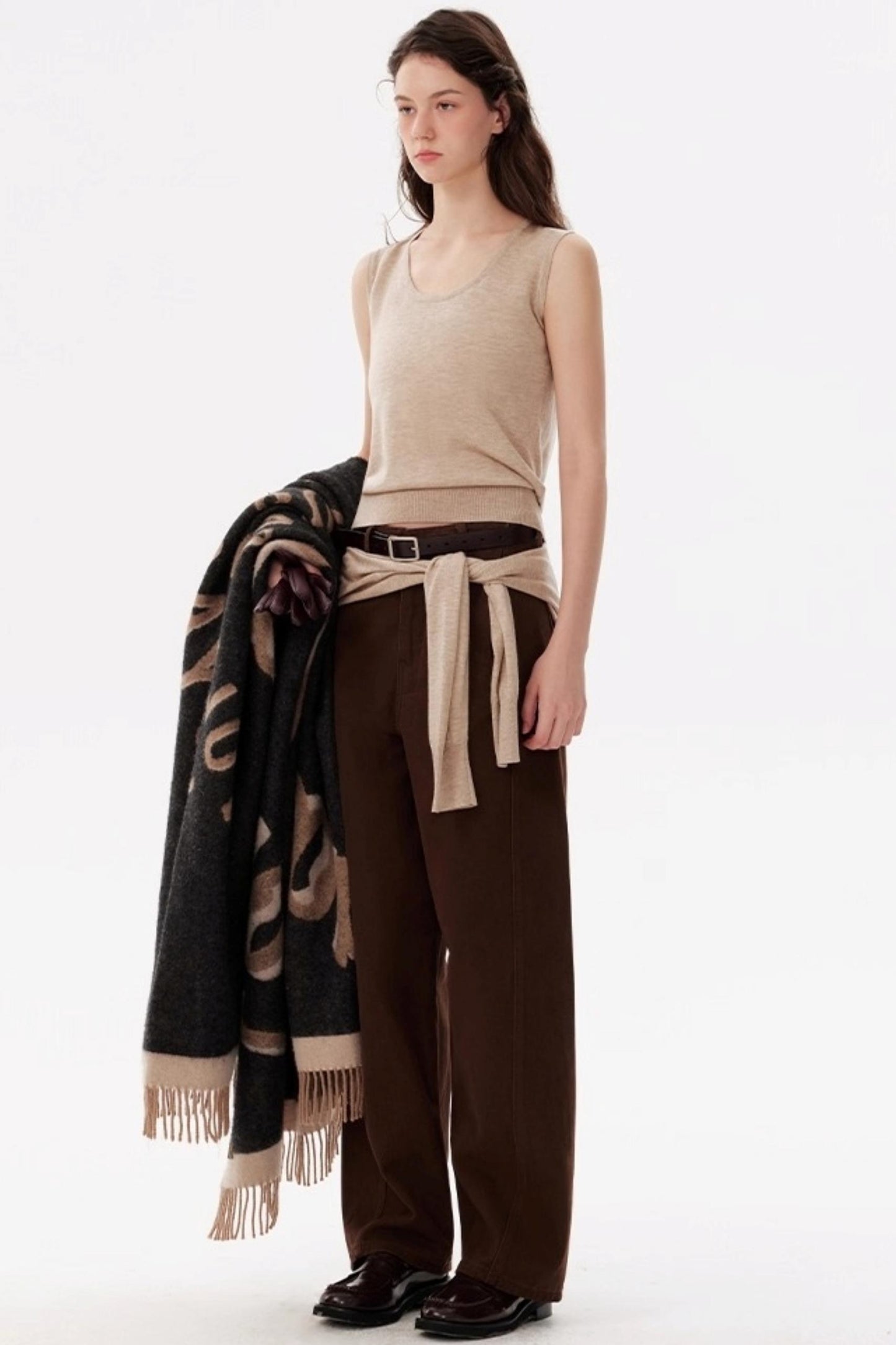 Maillard Knitted Cardigan & Vest Set-Up