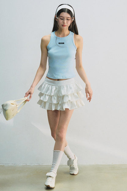 Elegant White Ballet Skirt