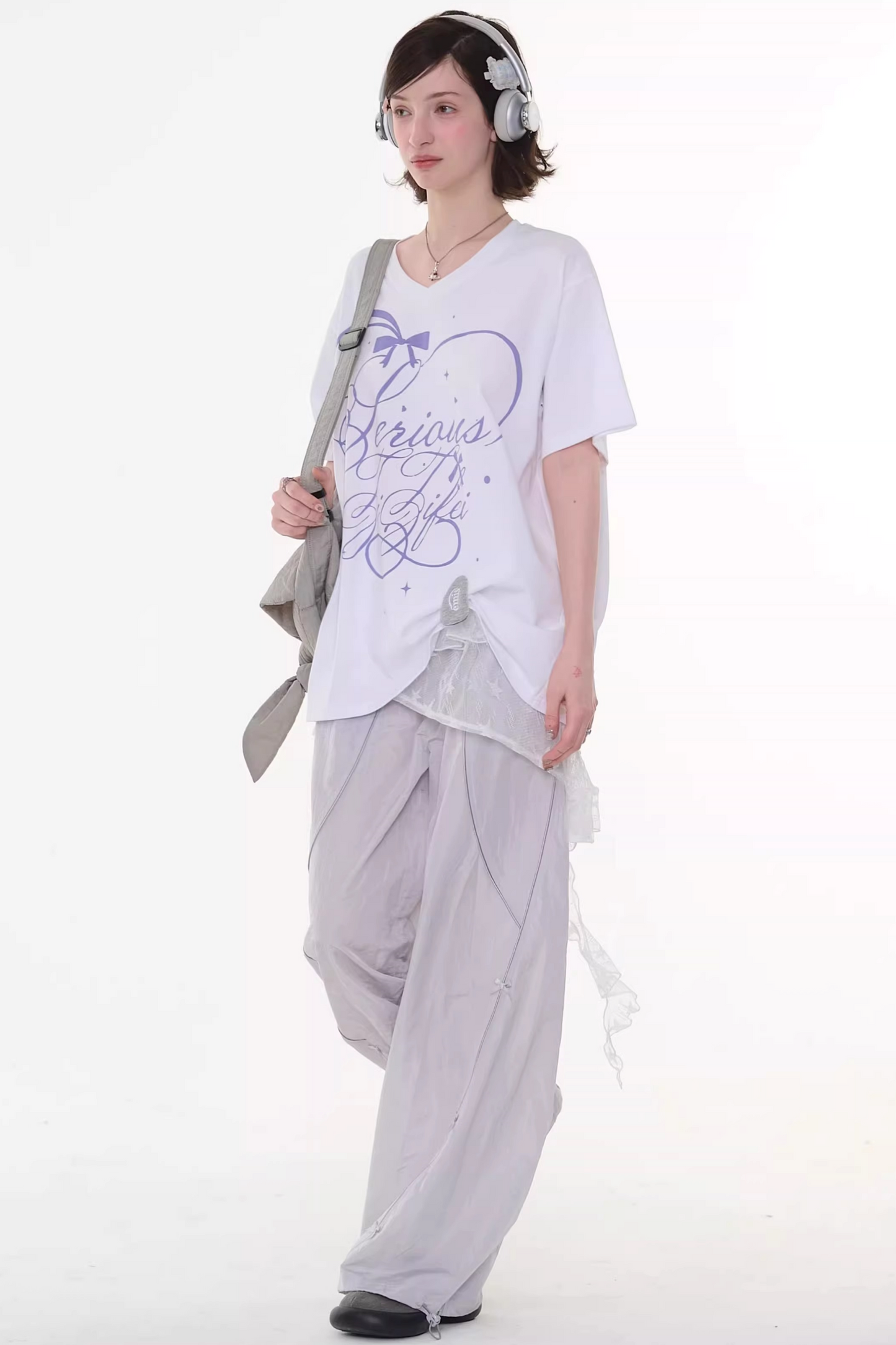 Star Falling V-Neck Top