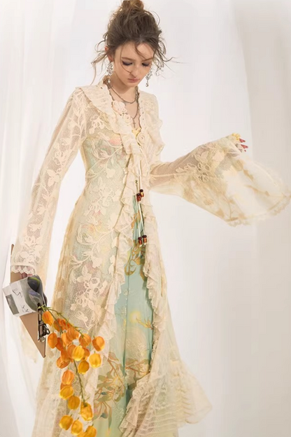 Crochet Lace Goddess Cardigan