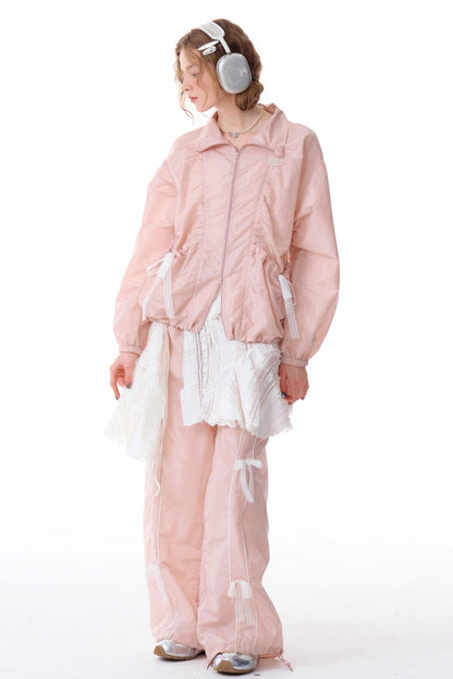 Loose Fit Lace Jacket