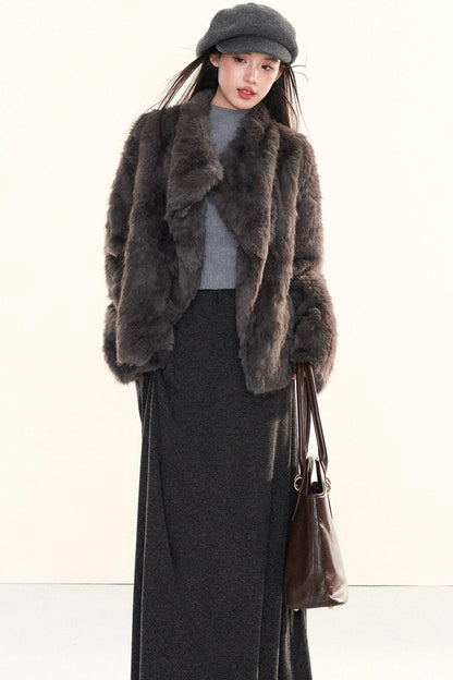 Ribbed Waist-Cinching Knit Sweater