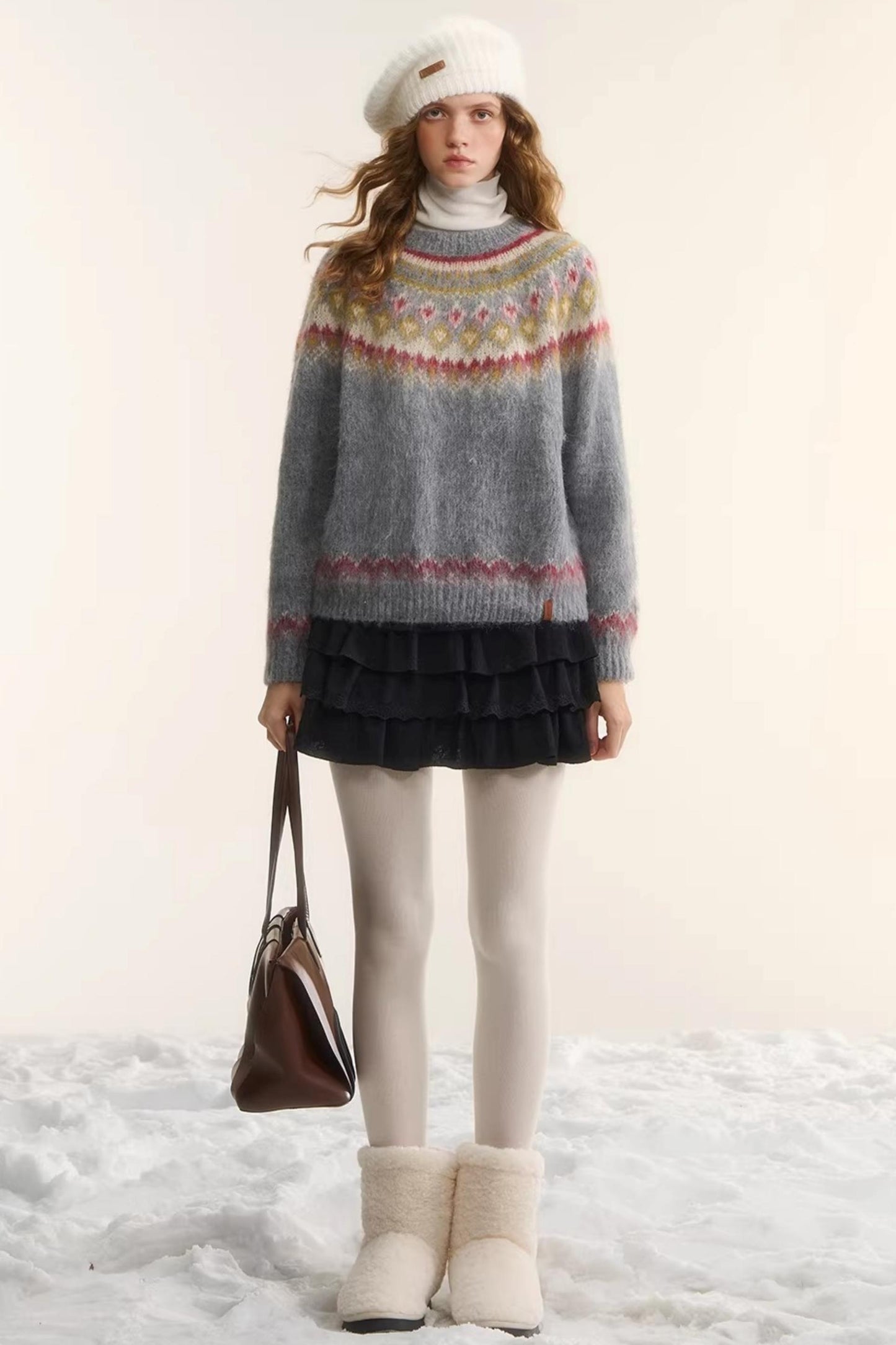 French Lace Retro Skirt