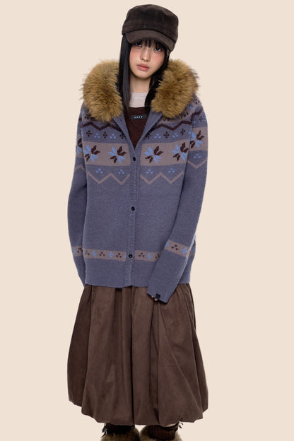 Fair Isle Sweater Jacket