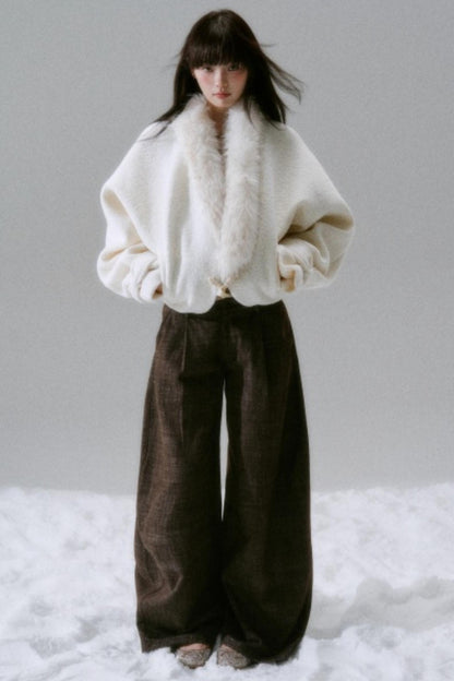 Lost Forest Woolen Cardigan Coat