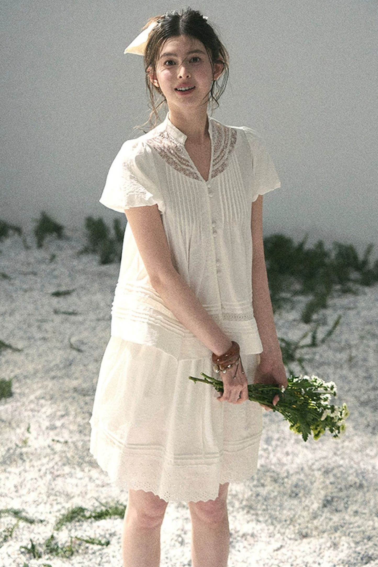 Moonlight Lace Top Two-Piece Set-Up