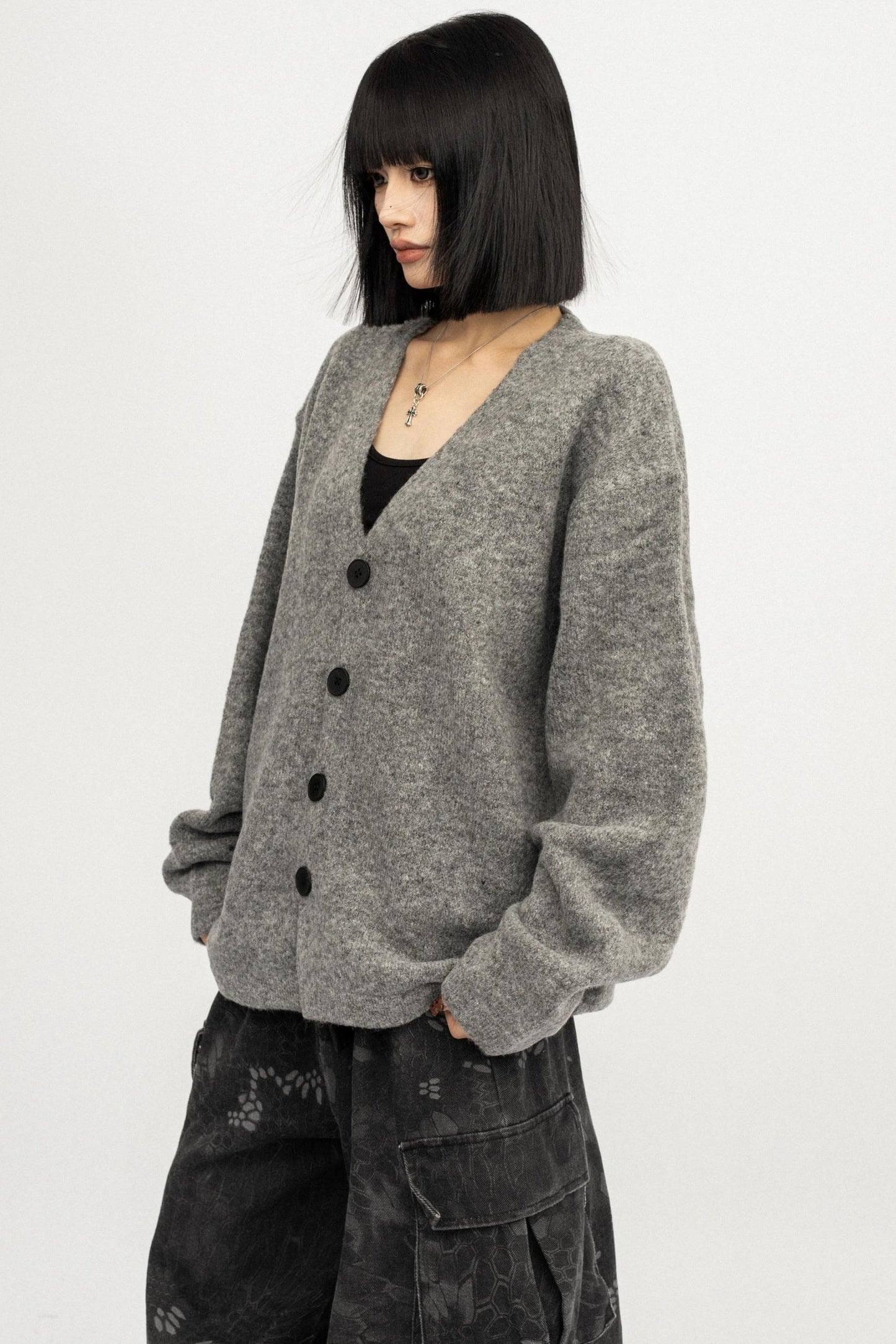 American Coffee Knitted Cardigan