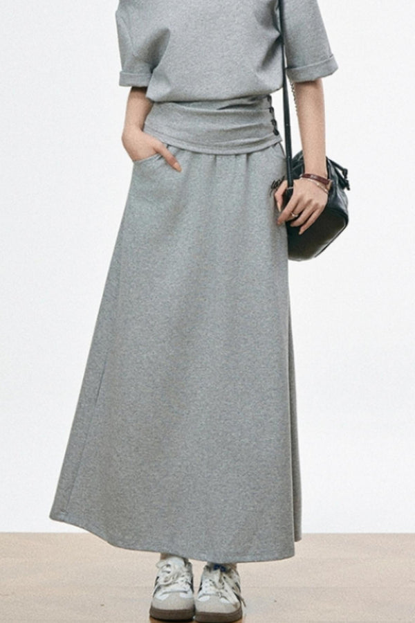 Urban Casual High Rise Skirt Set-Up