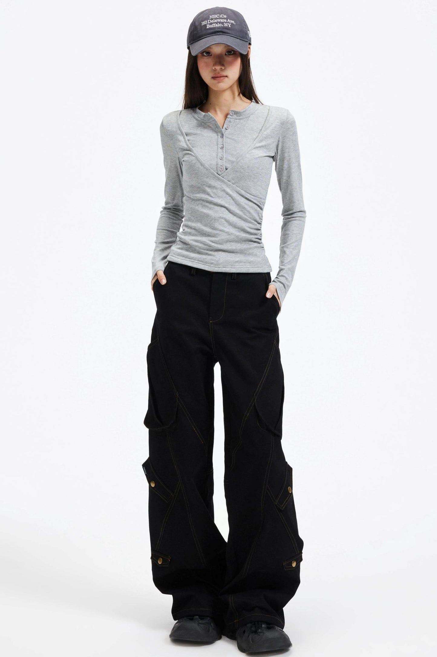 Versatile Casual Wide-Leg Pants