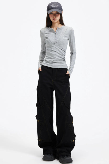 Versatile Casual Wide-Leg Pants