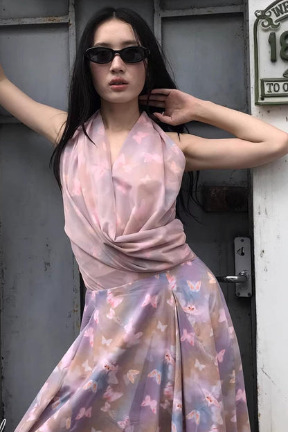 Butterfly Shadow Layered Dress