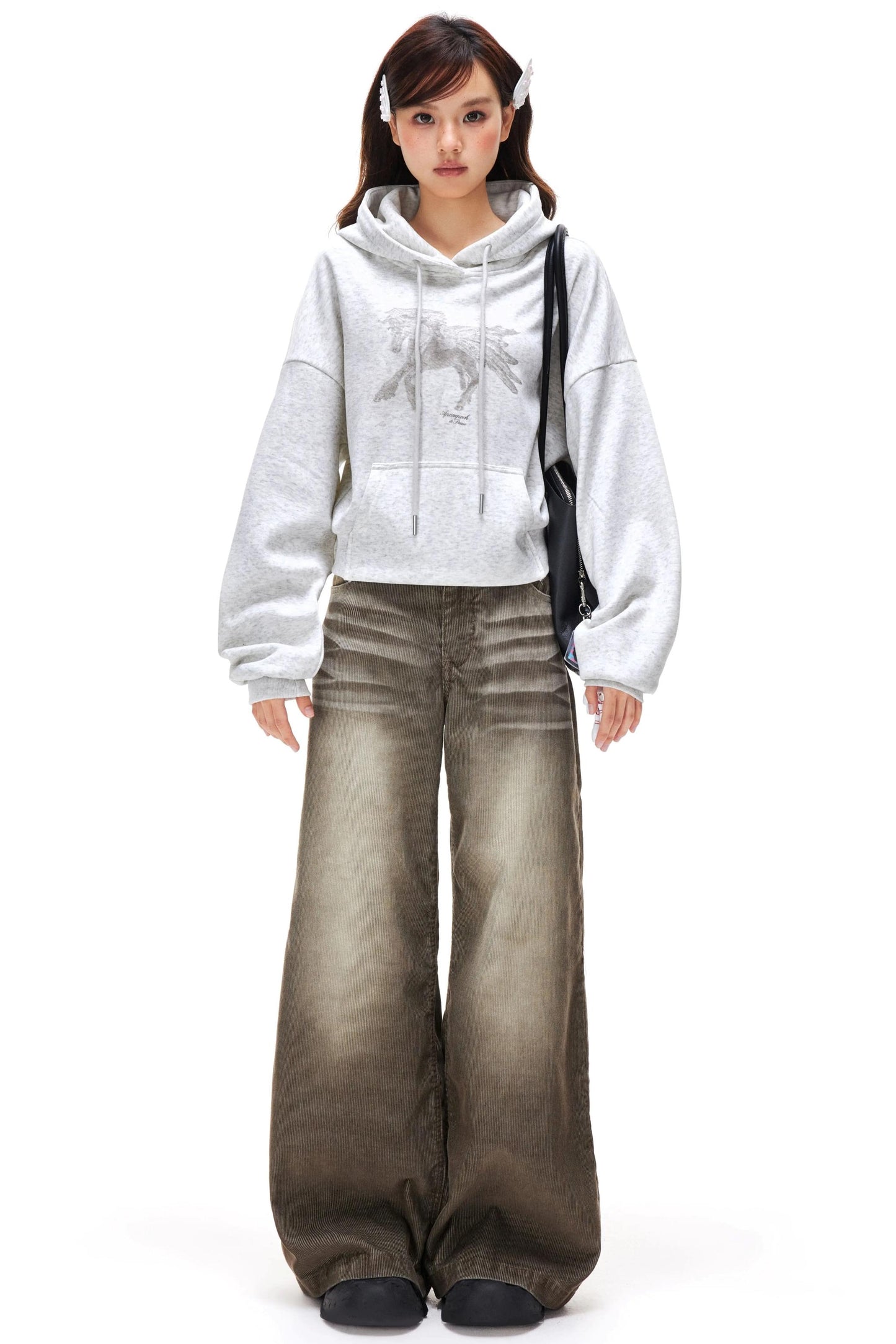 Retro Washed Corduroy Pants