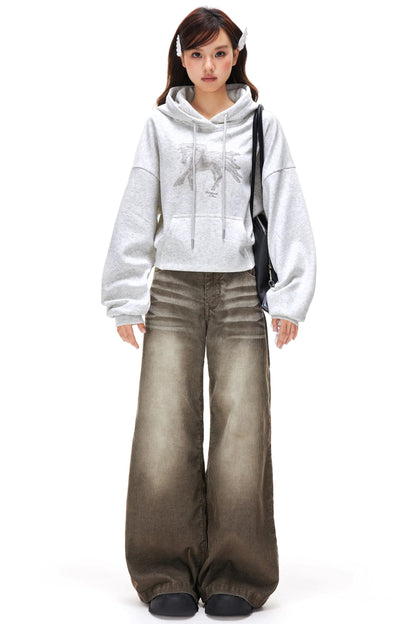 Retro Washed Corduroy Pants