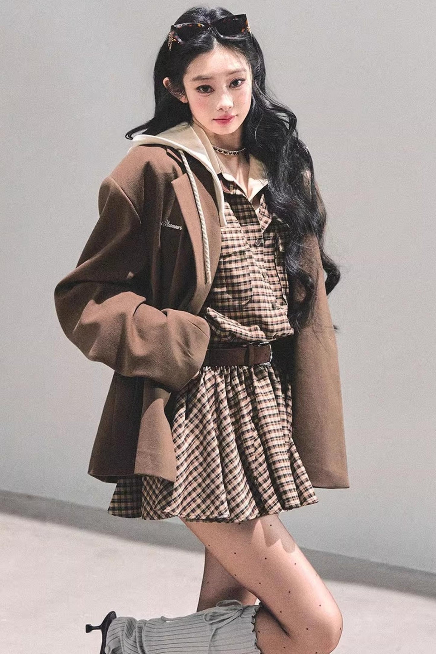 Minimalist Hooded Blazer