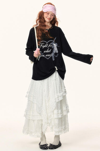 Color-Blocked Letter T-Shirt