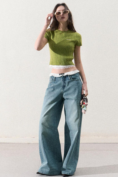 Elegant Fitted Short-Sleeve Top