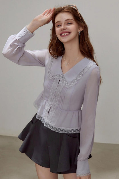 Chiffon Waist Shirt