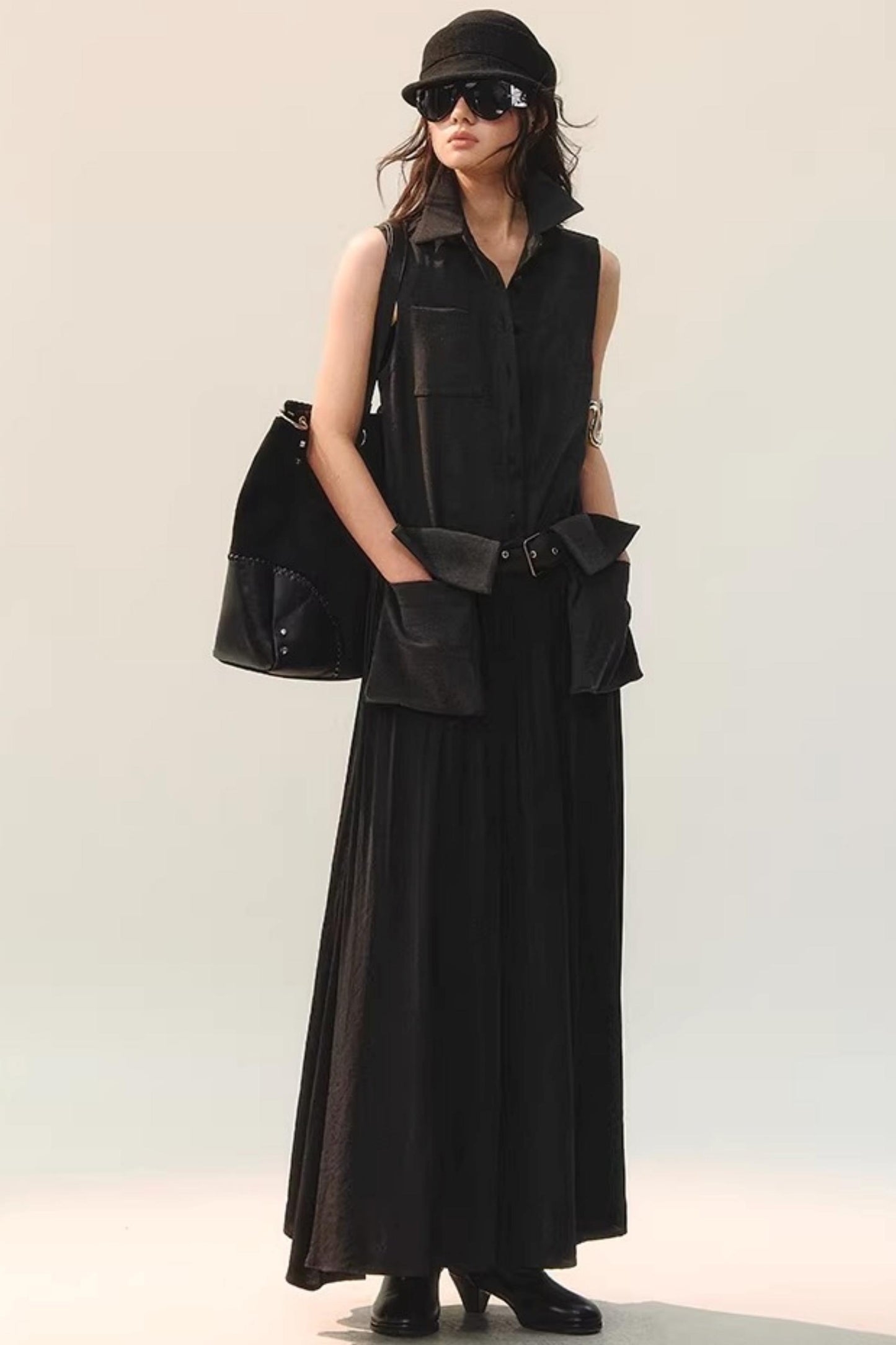 Ink Tone Rhythm Dress