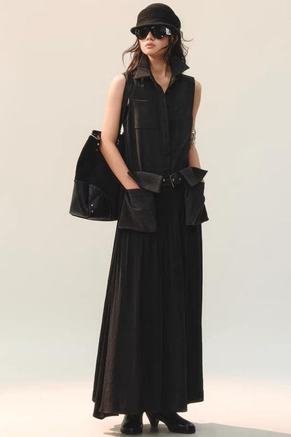 Ink Tone Rhythm Dress