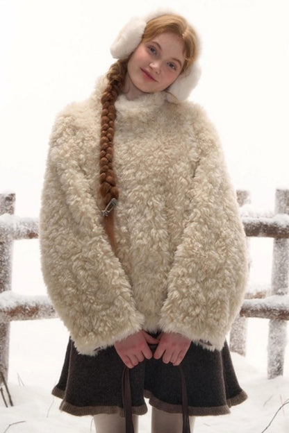 Reversible Lamb Wool Coat