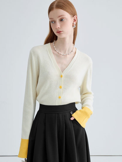 Color-Blocked Bottom Knit Top