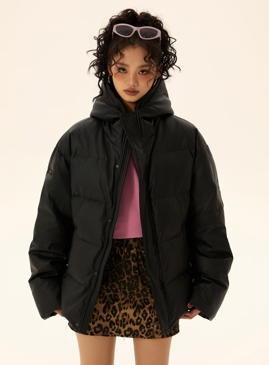 Long-sleeved Loose Down Jacket