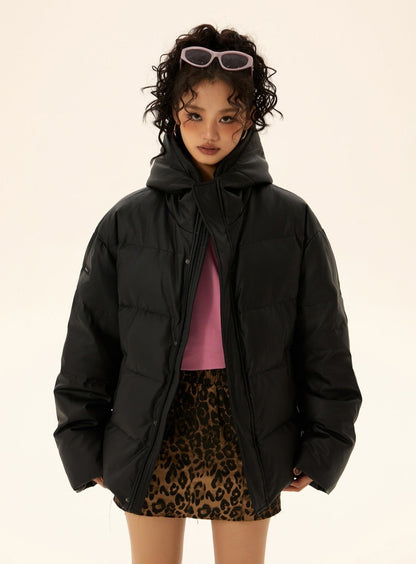 Long-sleeved Loose Down Jacket