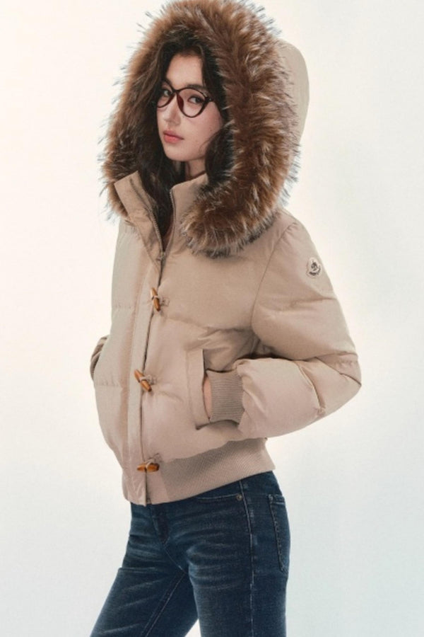 Retro Cotton Fur Collar Jacket