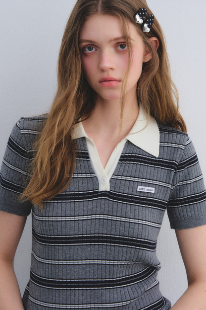 Color-Blocked Knit Top