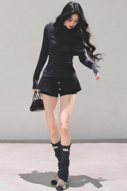 Silent Echoes Gray Top