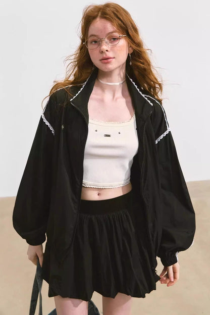 Casual Sun Protection Jacket & Skirt Set-Up