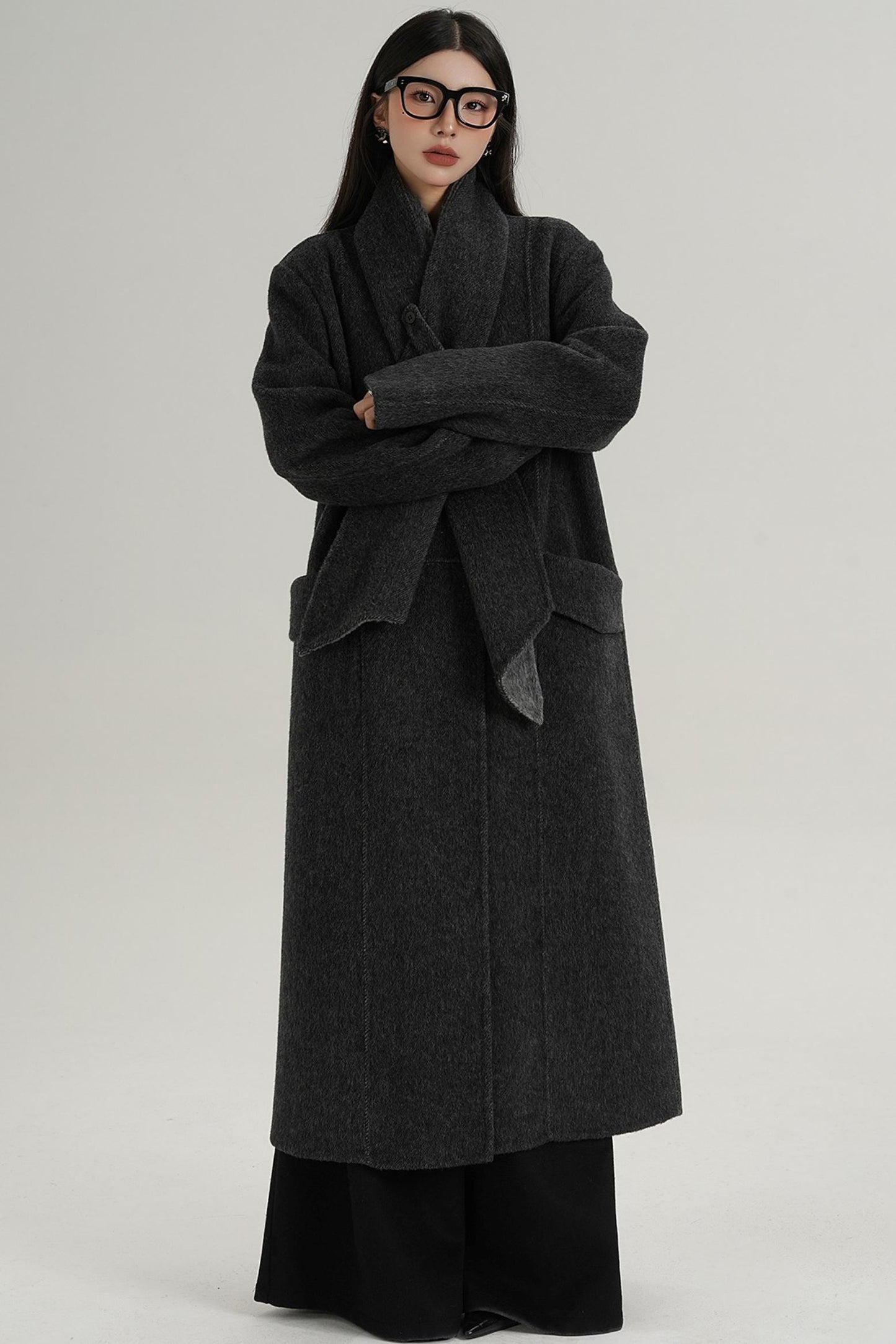 Wool Reversible Coat