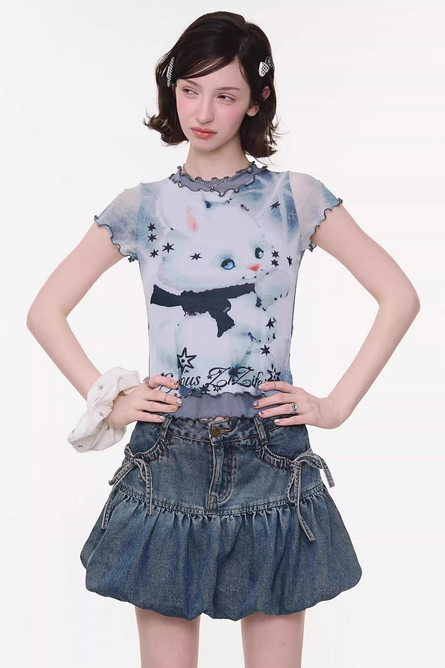 Rabbit Dream Mesh Top