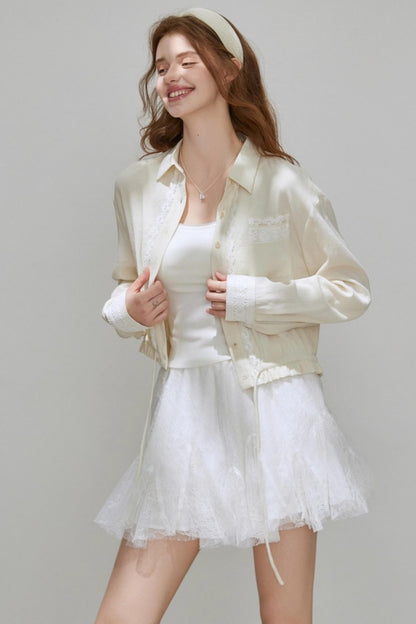 Fall Lace Commuter Shirt