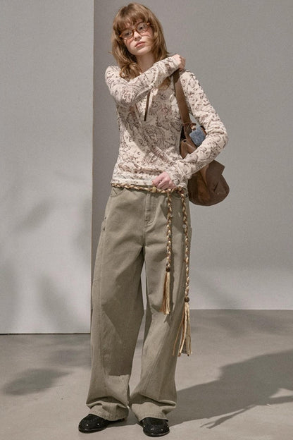 Riveted Cargo Straight Pants