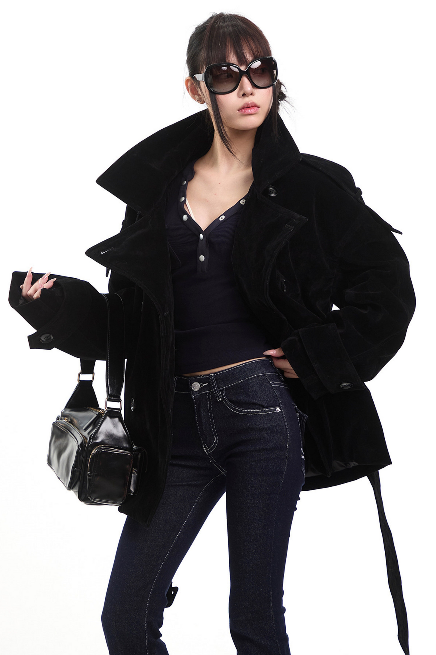 Retro Double-Breasted Cotton Jacket