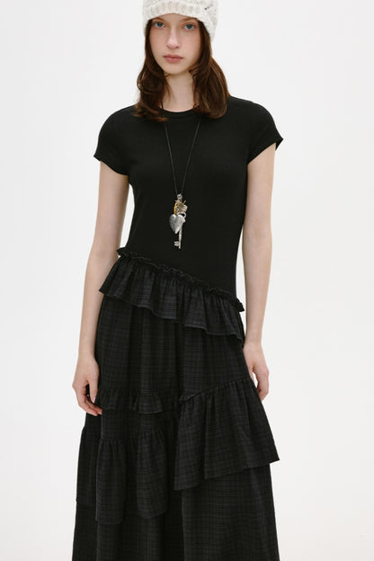 Vintage Patchwork Maxi Dress