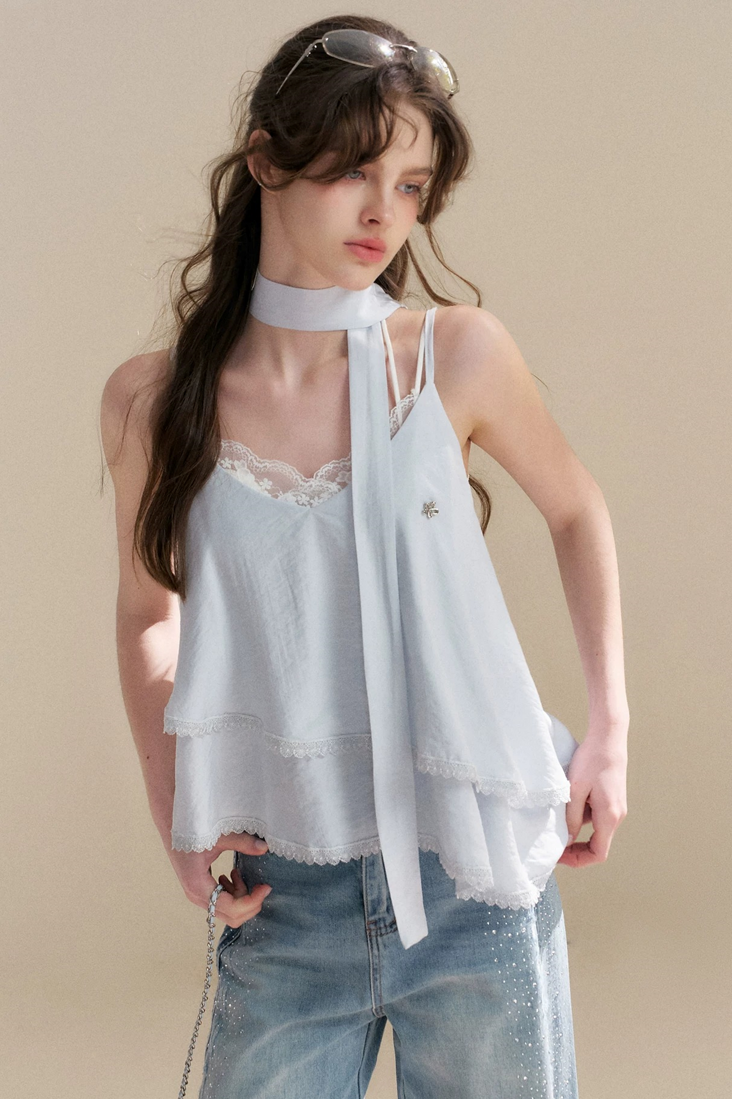 Whispers of the Sea Lace Top Set-Up