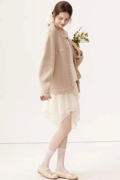 Vintage Embroidered Wool Cardigan